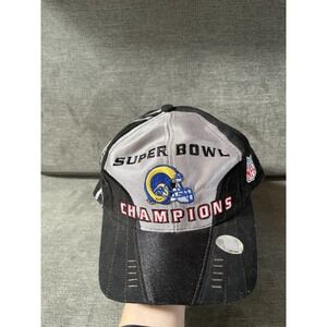 St. Louis Rams Super Bowl XXXIV Champions VTG Puma Strapback Hat - 2000